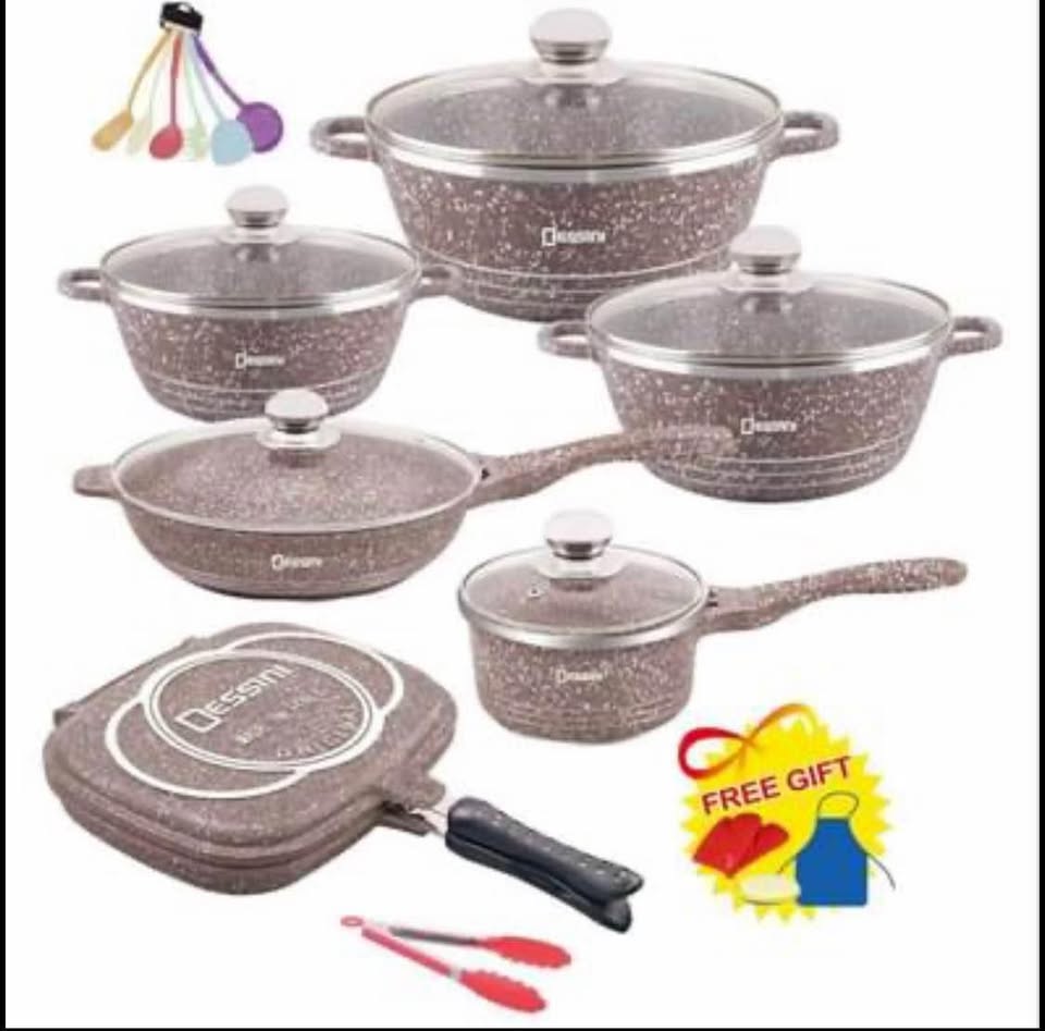 23 Piece Cooking pot set